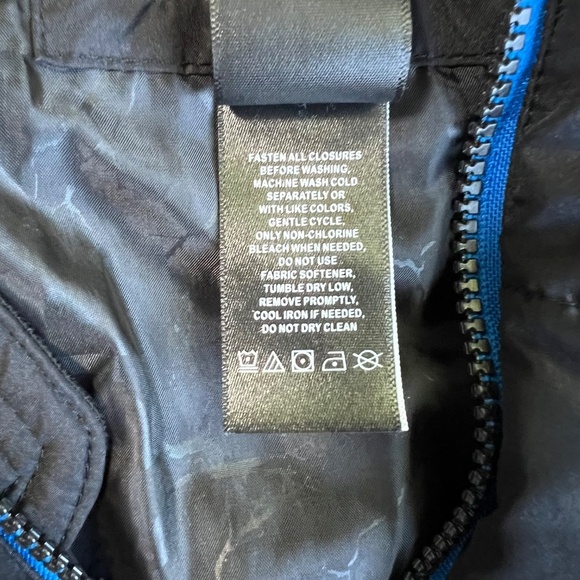 Gerry Boys Youth Black Blue Puffer Zip Up Winter Jacket, Size Large - Picture 6 of 7